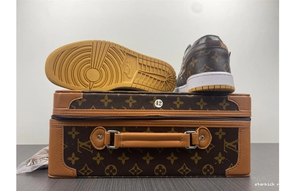 JORDAN AIR Low 1 CASE) -LouiV Top (WITH O-W WHITE-LouiV 0412